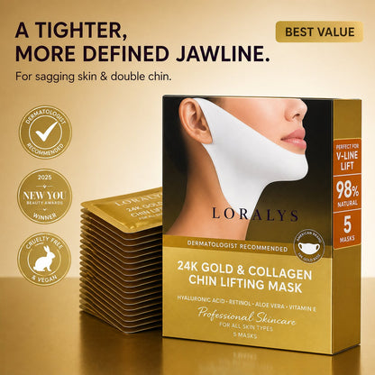 24K Gold Chin Lifting Mask